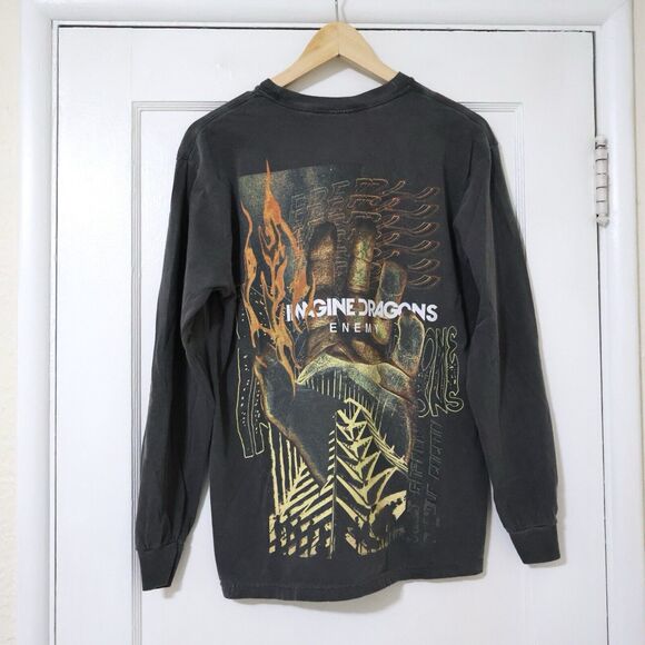 Imagine Dragons Enemy Faded Long Sleeve Shirt Size M Band Music - Picture 1 of 5